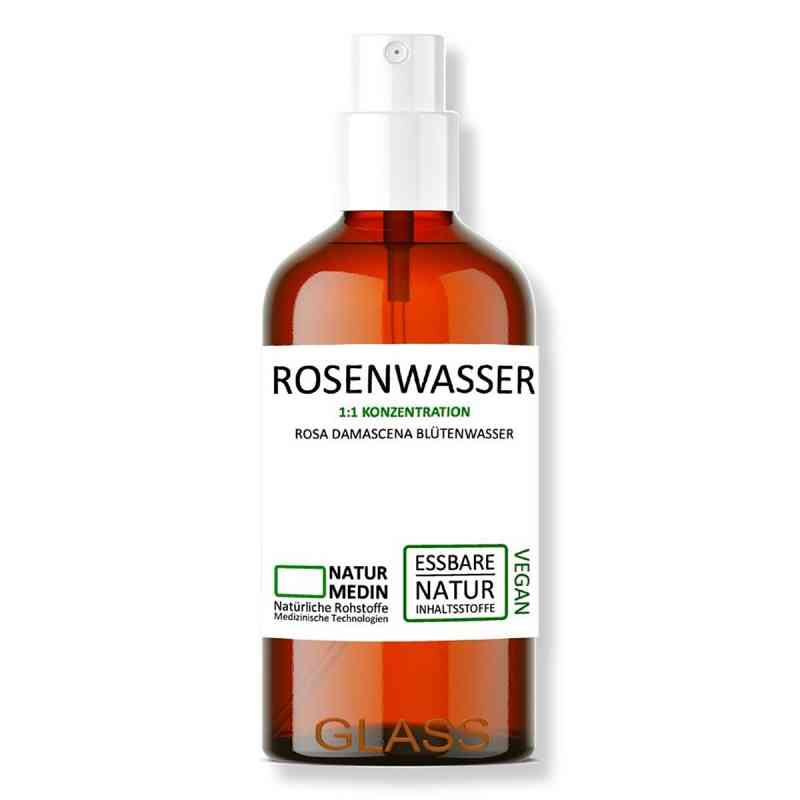 Naturmedin Rosenwasser Glas 50 ml von Falkengold GmbH PZN 20341677