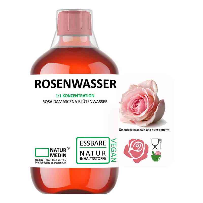 Naturmedin Rosenwasser Tonic PET 500 ml von Falkengold GmbH PZN 20341795