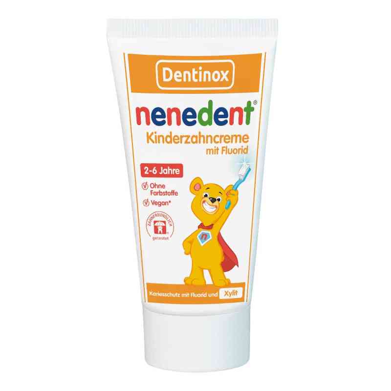 Nenedent Kinderzahncreme mit Fluorid Standtube 50 ml von Dentinox Gesellschaft für pharmazeutische Präparat PZN 08771783