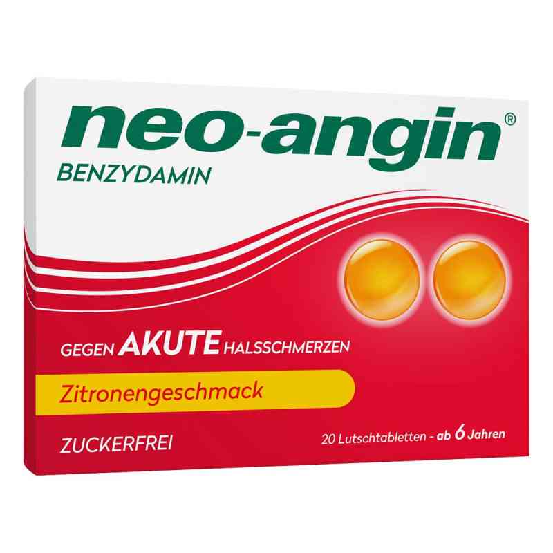 Neo Angin Benzydamin akute Halsschmerzen Zitrone 20 stk von MCM KLOSTERFRAU Vertr. GmbH PZN 11160178