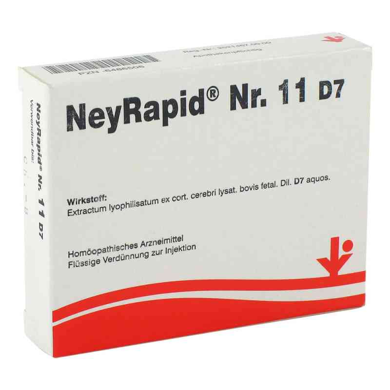 Neyrapid Nummer 11 D7 Ampullen 5X2 ml von vitOrgan Arzneimittel GmbH PZN 06486506