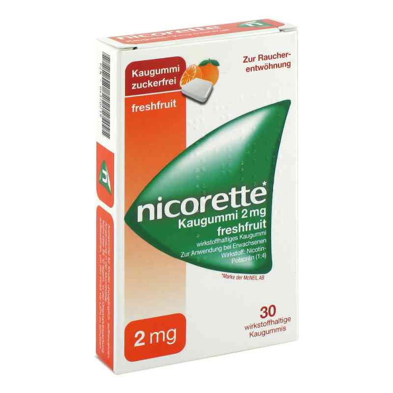 Nicorette 2mg freshfruit 30 stk von EMRA-MED Arzneimittel GmbH PZN 04370219