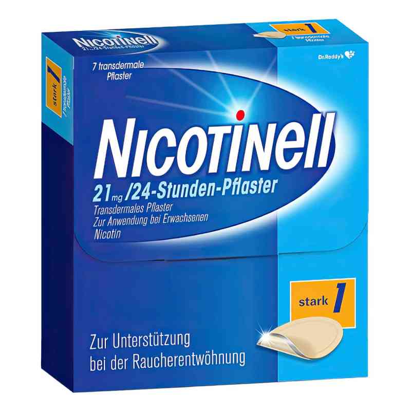 Nicotinell 21mg/24-Stunden-Nikotinpflaster, Stark (1) 7 stk von Cooper Consumer Health Deutschland GmbH PZN 03764560