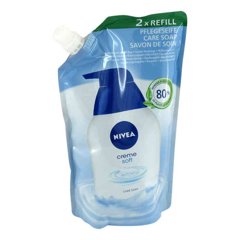 Nivea Flüssigseife Creme soft Nachfüllbeutel 500 ml von Beiersdorf AG/GB Deutschland Vertrieb PZN 11325490