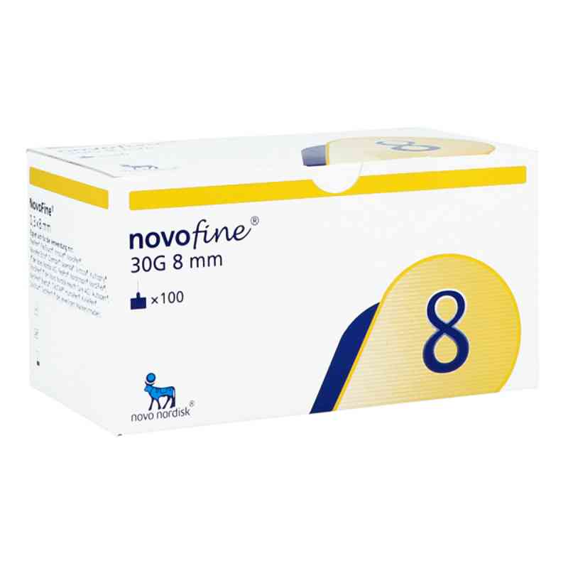 Novofine 8 Kanülen 0,30x8 mm 30 G thinwall 100 stk von Novo Nordisk Pharma GmbH PZN 07669539