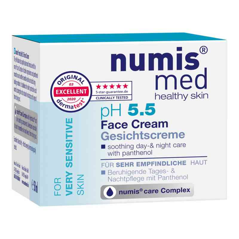 Numis Med pH 5.5 Gesichtscreme 50 ml von Schröder Cosmetics GmbH & Co. KG PZN 16615117