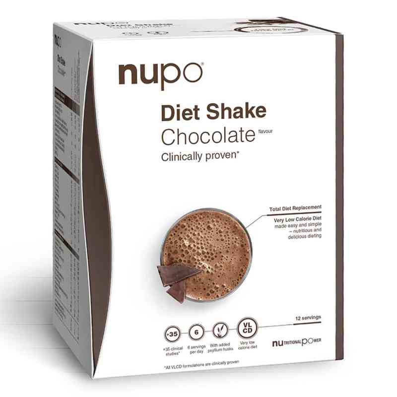 Nupo Diet Shake - Chocolate 12 Portionen 384 g von Nupo ApS PZN 08106146