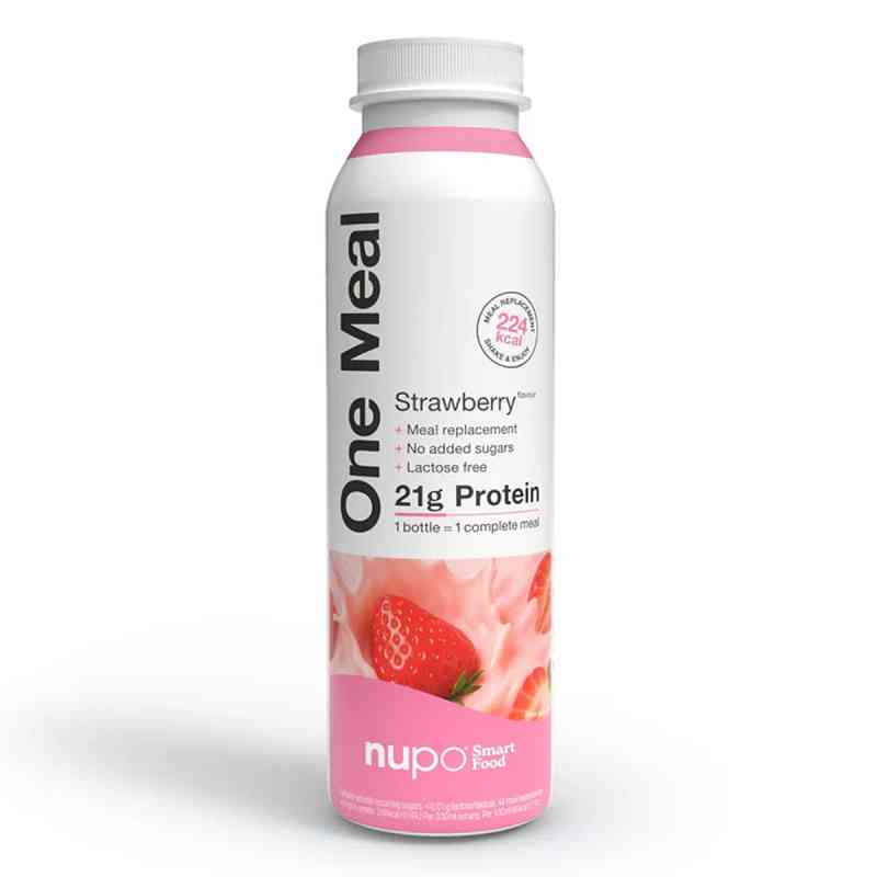Nupo One Meal+ Prime RTD Strawberry 330 ml von Nupo ApS PZN 08106169