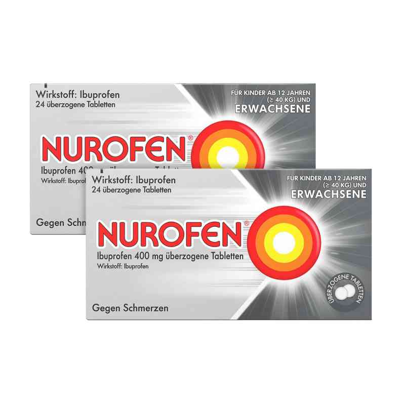 Nurofen Ibuprofen 400mg 2x24 stk von Reckitt Benckiser Deutschland GmbH PZN 08100051