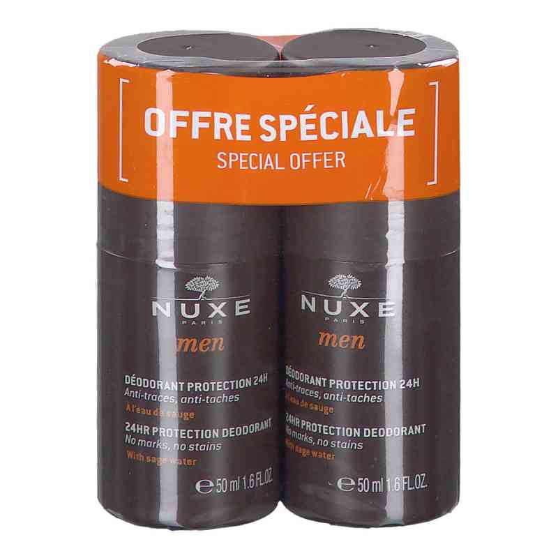 Nuxe Men Deodorant Protection 24h Doppel 2X50 ml von NUXE GmbH PZN 18703334