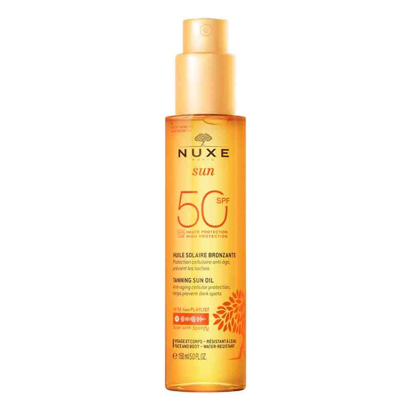 Nuxe Sun Sonnenöl Gesicht & Körper LSF 50 150 ml von NUXE GmbH PZN 18329953