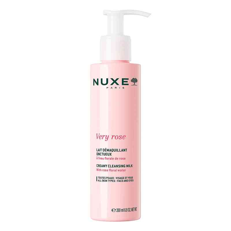 Nuxe Very Rose Reinigungsmilch 200 ml von NUXE GmbH PZN 19499025
