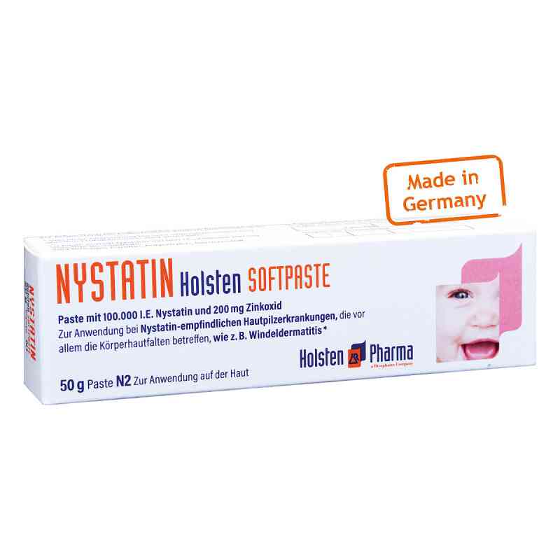 Nystatin Holsten Softpaste 50 g von Holsten Pharma GmbH PZN 01694909