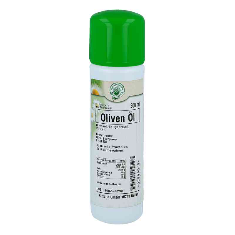 Olivenöl 200 ml von Resana GmbH PZN 02589043