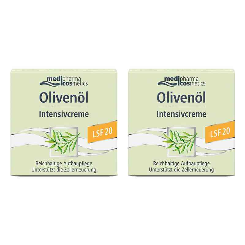 Olivenöl Intensivcreme LSF 20 2x50 ml von Dr. Theiss Naturwaren GmbH PZN 08104782