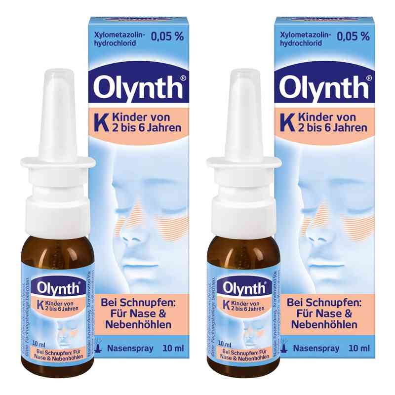 Olynth K 0,05 % Schnupfen Dosierspray für Kinder von 2 bis 6 Jah 2x10 ml von Kenvue Germany GmbH (OTC) PZN 08104387