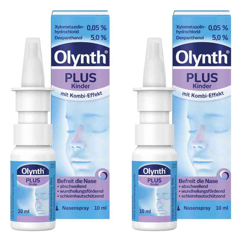 Olynth Plus 0,05 % / 5 % Nasenspray für Kinder von 2 bis 6 Jahre 2x10 ml von Kenvue Germany GmbH (OTC) PZN 08107668