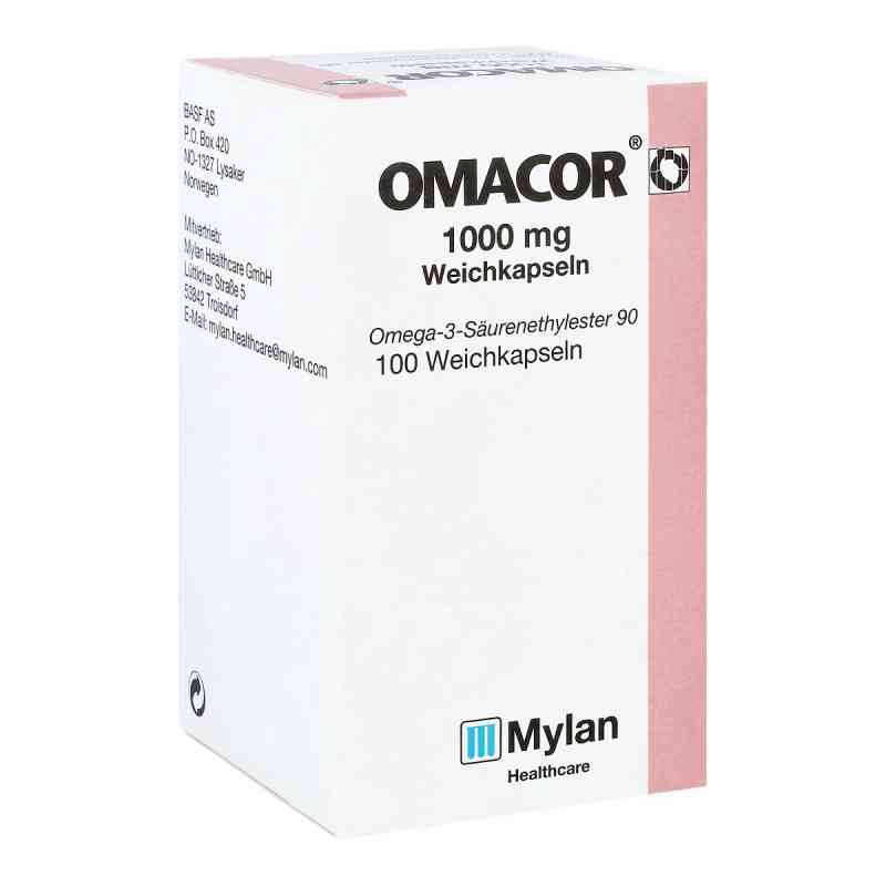 Omacor 1000mg 100 stk von Mylan Healthcare GmbH PZN 03249208