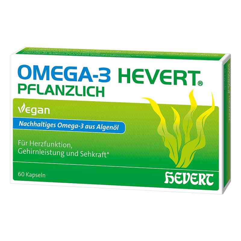 Omega-3 Hevert Pflanzlich Weichkapseln 60 stk von Hevert-Arzneimittel GmbH & Co. KG PZN 19383535