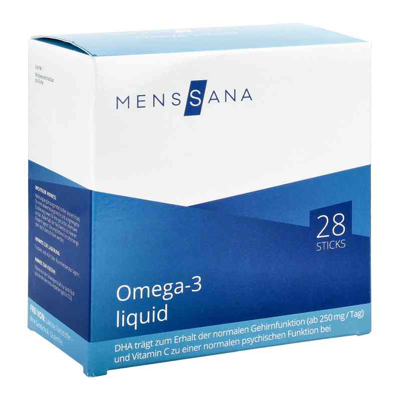 Omega 3 liquid Menssana Sticks 28 stk von MensSana AG PZN 11565343
