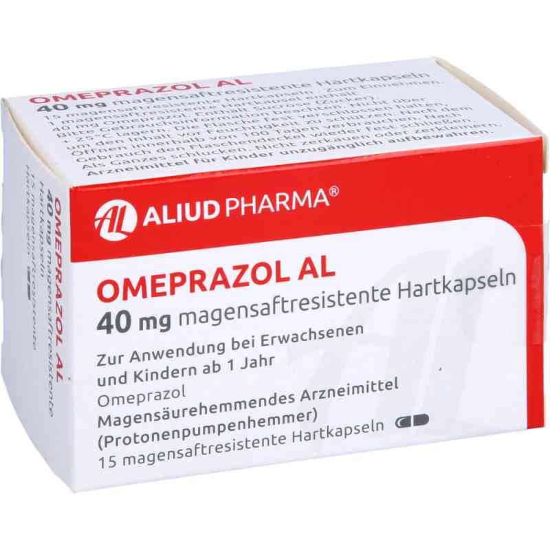 Omeprazol AL 40mg 15 stk von ALIUD Pharma GmbH PZN 09667510
