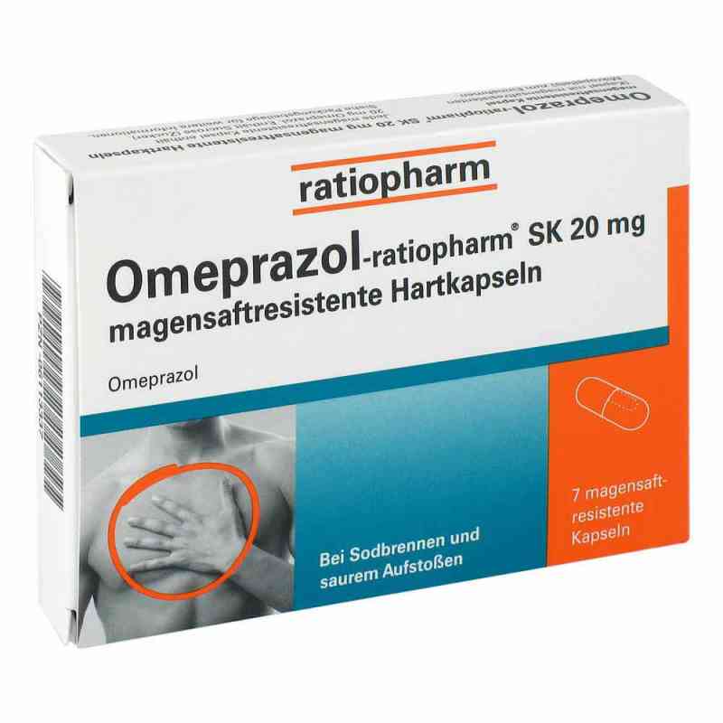 Omeprazol-ratiopharm SK 20mg 7 stk von ratiopharm GmbH PZN 06113337