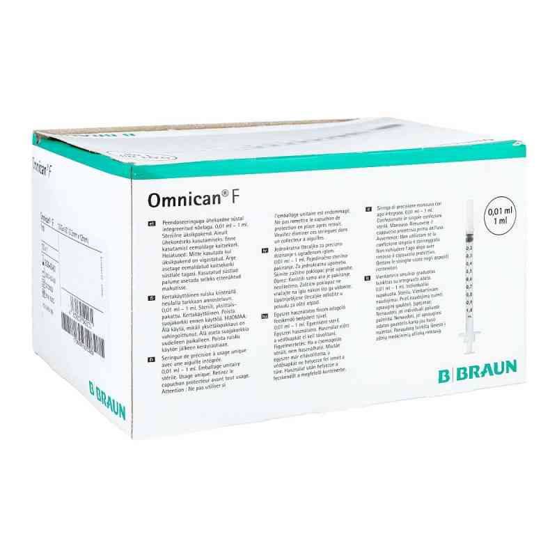 Omnican F 1ml Feindosierungspr.30gx12mm 100 stk von B. Braun Melsungen AG PZN 04051388