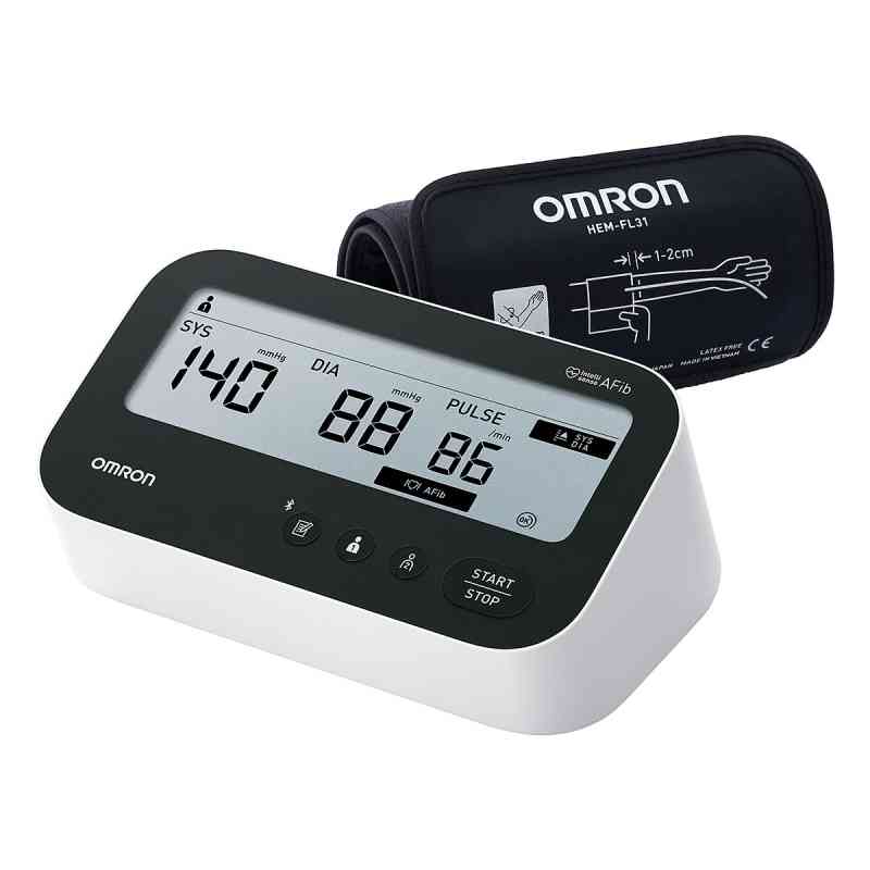 Omron M4 Connect Afib Oberarm Blutdruckmessgerät 1 stk von HERMES Arzneimittel GmbH PZN 19403284