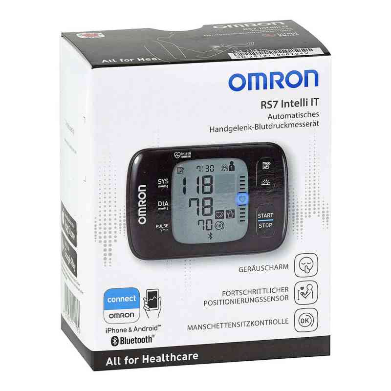 Omron Rs7 Intelli It Handgelenk Blutdruckmessgerät 1 stk von HERMES Arzneimittel GmbH PZN 13967100