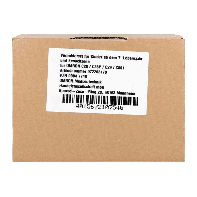 Omron Vernebler Set Erwachs.f.c801-c801kd-c28p-c29 1 stk von HERMES Arzneimittel GmbH PZN 00047740
