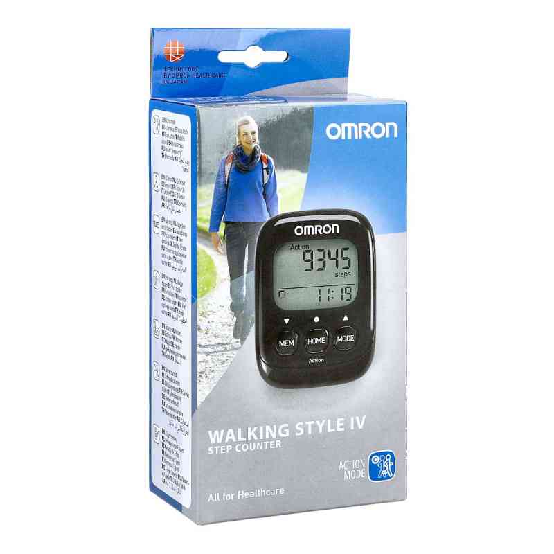 Omron Walking Style Iv Schrittzähler Schwarz 1 stk von HERMES Arzneimittel GmbH PZN 17674932