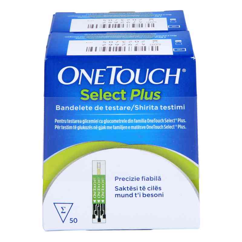 One Touch Select Plus Blutzucker Teststreifen 100 stk von adequapharm GmbH PZN 17169737
