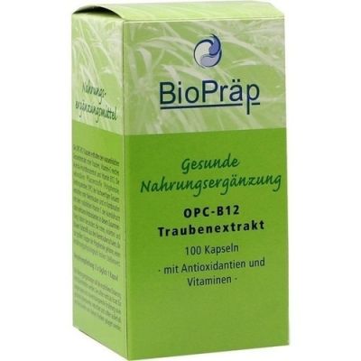 Opc B12 Traubenextrakt Kapseln 100 stk von BioPräp Biolog.Präp.Handelsges.mbH PZN 02482598