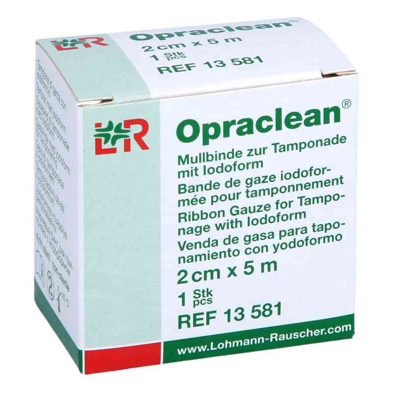 Opraclean Mullbinde zur, zum Tampon.m.Jodoform 2cmx5m 1 stk von Junek Europ-Vertrieb GmbH Zweigniederlassung PZN 00739892