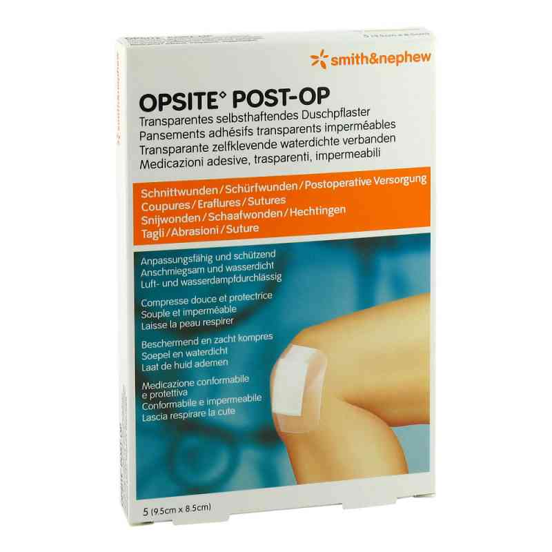Opsite Post Op 9,5x8,5cm Verband 5 stk von Smith & Nephew GmbH PZN 00081719