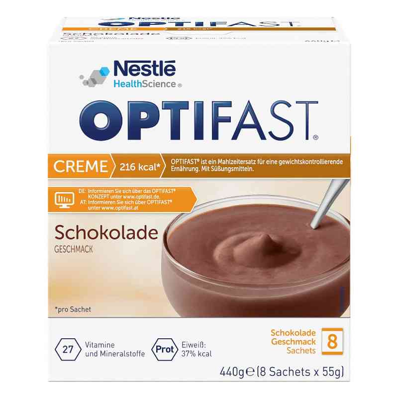Optifast Creme Schokolade Pulver 8X55 g von Nestle Health Science (Deutschland) GmbH PZN 15875566