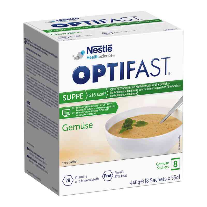 Optifast Suppe Gemüse Pulver 8X55 g von Nestle Health Science (Deutschla PZN 15875572