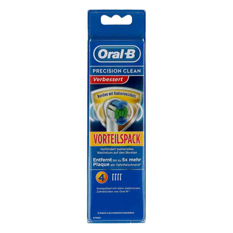 Oral B Aufsteckbürsten Prec.clean Bakterienschutz 4 stk von WICK Pharma - Zweigniederlassung der Procter & Gam PZN 14420438