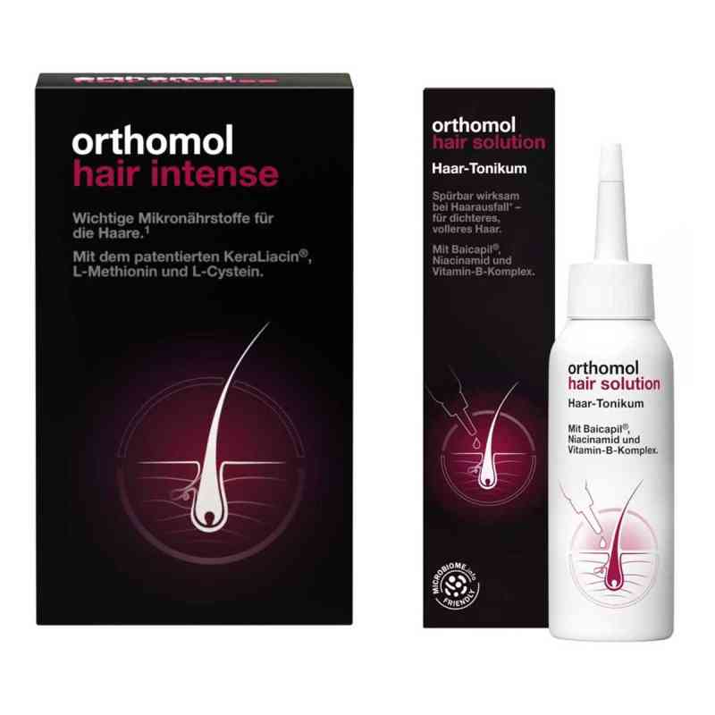 Orthomol Hair Solution Tonikum + Orthomol Hair Intense Kapseln 1 Set von Orthomol pharmazeutische PZN 08107195