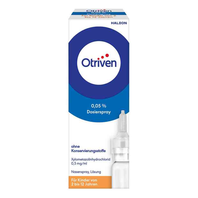 Otriven 0,05 % Nasenspray (Dosierspray) für Kinder 10 ml von Haleon Germany GmbH PZN 08444558