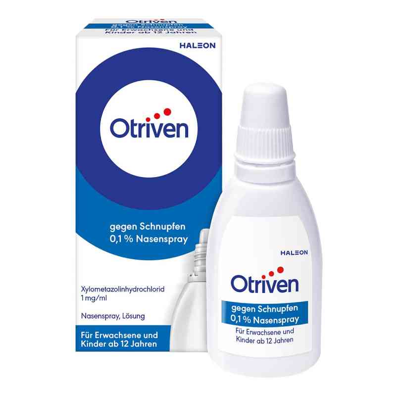 Otriven gegen Schnupfen 0,1% Nasenspray Quetschflasche 10 ml von Haleon Germany GmbH PZN 00753739