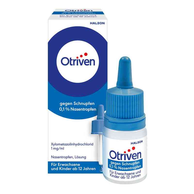 Otriven gegen Schnupfen 0,1 % Nasentropfen 20 ml von Haleon Germany GmbH PZN 00753716
