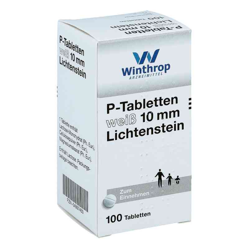 P Tabletten weiss 10 mm 100 stk von Zentiva Pharma GmbH PZN 04997450
