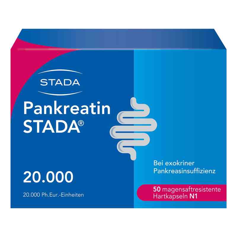 Pankreatin STADA 20.000 bei Verdauungsstörung 50 stk von STADA Consumer Health Deutschland GmbH PZN 14307759