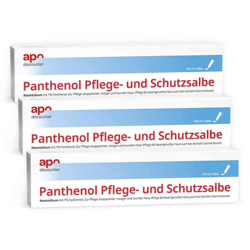 Panthenol Pflege- und Schutzsalbe von apodiscounter 3x100 ml von Pharma Aldenhoven GmbH & Co. KG PZN 08102170