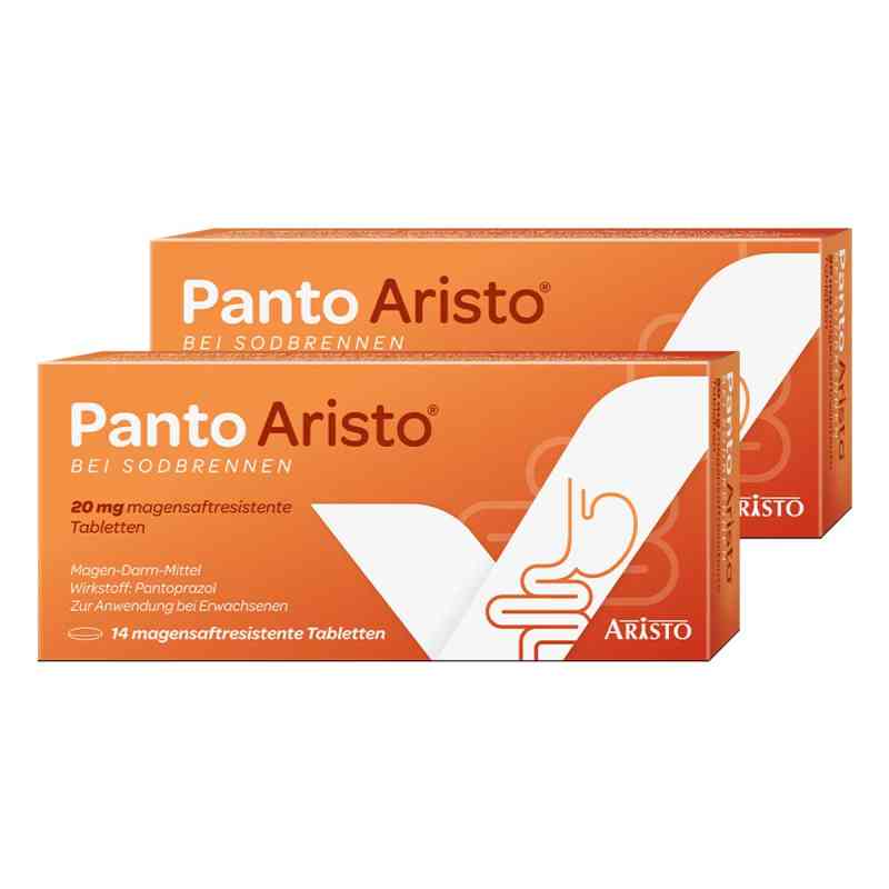 Panto Aristo bei Sodbrennen 20mg 2x14 stk von Aristo Pharma GmbH PZN 08102626
