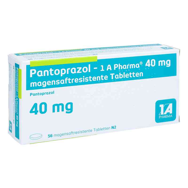 Pantoprazol-1a Pharma 40 mg magensaftresistent Tabletten 56 stk von 1 A Pharma GmbH PZN 00939533