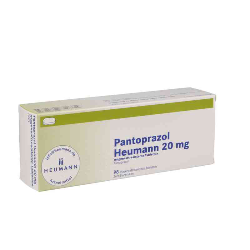 Pantoprazol Heumann 20mg 98 stk von HEUMANN PHARMA GmbH & Co. Generi PZN 09192194