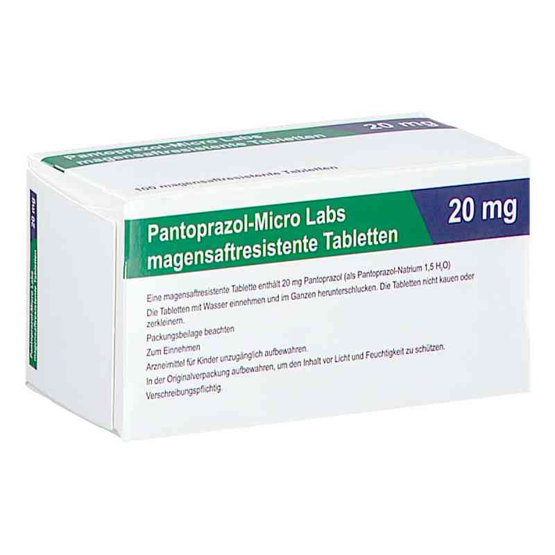 Pantoprazol Micro Labs 20 Mg Magensaftr.tabletten 100 stk von Micro Labs GmbH PZN 17378441