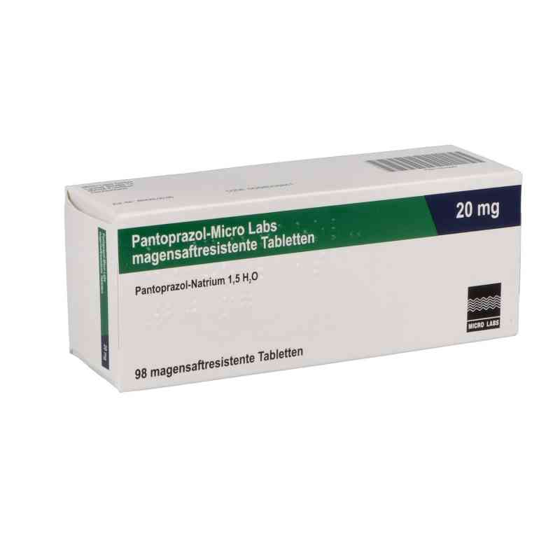 Pantoprazol-Micro Labs 20mg 98 stk von Micro Labs GmbH PZN 10516667